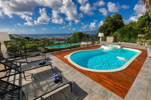 Maison vue mer avec piscine privee 8 personnes - MQTI70 - Location saisonnière - Les Trois-Îlets