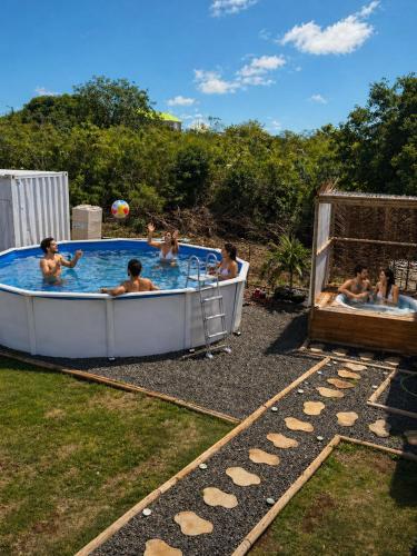 Villa 4 Chambres Piscine Jacuzzi 10 Voyageurs in Haut de la Montagne