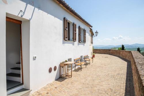 A szálláshely kívülről, The View House in Fratte Rosa