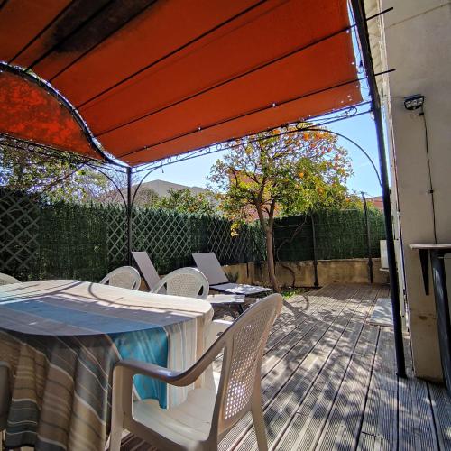Charmant rez-de-Jardin au calme & Grande terrasse - Location saisonnière - Bandol