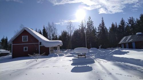 Swedish Lapland with privat sauna in Kangos
