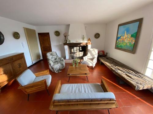 Közös társalgó / TV, Villa les Jules in Thoard