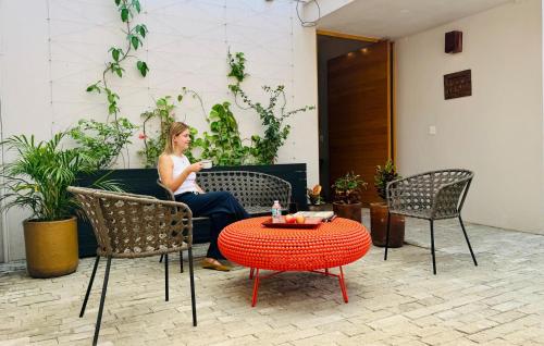 Erkély/terasz, Kundera Hotel Boutique in Colima