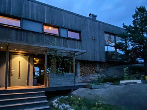 Viesnīcas āriene, Architect Cabin By The Sea In Gjeving in Gjeving