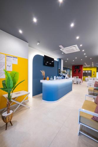 Ресторан, Mega Hostel in Саранда