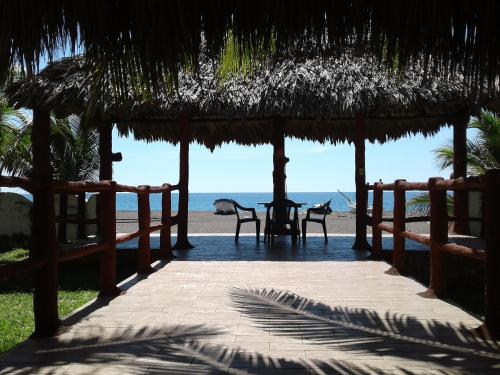 شرفة/ تراس, Villa Tortugas in Monterrico