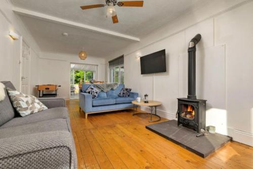Delt lounge/TV-område, Finest Retreats - Gorwel in Harlech