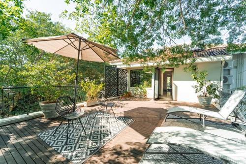 شرفة/ تراس, Nkosi Guest Lodge in فكتوريا فالس