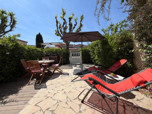 T2 plein sud jardin 4 pers proche Plage Clim pkg