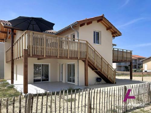 Villa spacieuse avec parking et wifi - 10 pers. - Location, gîte - Vieux-Boucau-les-Bains
