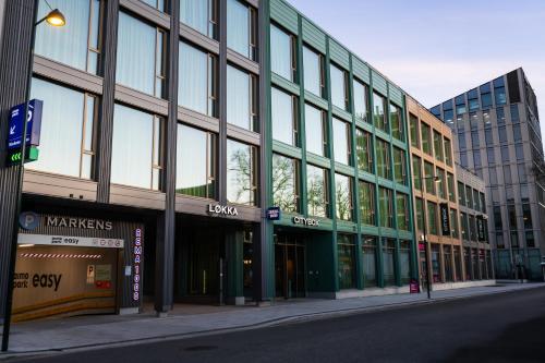 入口, Citybox Kristiansand in 克里斯蒂安桑