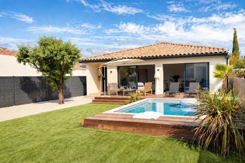 Villa Sérénité - piscine privée À pied du centre de LIsle-sur-la-Sorgue - Location saisonnière - L'Isle-sur-la-Sorgue