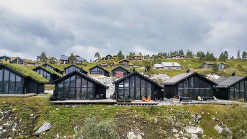 Viesnīcas āriene, Authentic Cabin Life With Løefjell View in Brokke