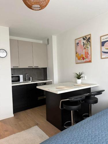 Küche, Modern studio in the heart of Lappeenranta in Lappeenranta