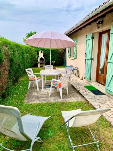 Balkons/terase, La petite Bodega à Dax, maison indépendante de 36 m2 (La petite Bodega a Dax, maison independante de 36 m2) in Narrosse
