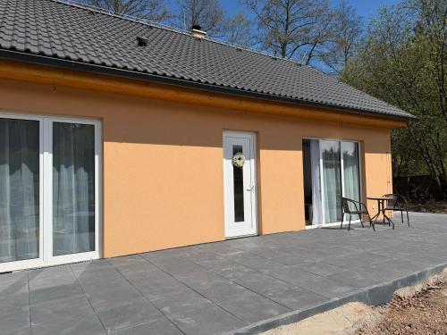 Balkons/terase, Dům s terasou a výhledem na hrad Potštejn (Dum s terasou a vyhledem na hrad Potstejn) in Potstejna