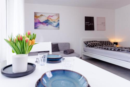 Living Lu - cosy Apartment one - Netflix - nähe Mannheim - BASF - 1 Zimmer in Ludwigshafen am Rhein, Deutschland