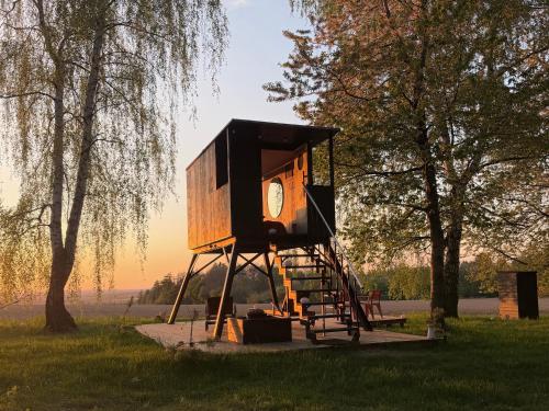 Ostrov klidu - posed - sauna in Skvorec