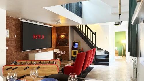 Appartement 100m2 - T4 Cinéma Privé Parking Saint-Leu