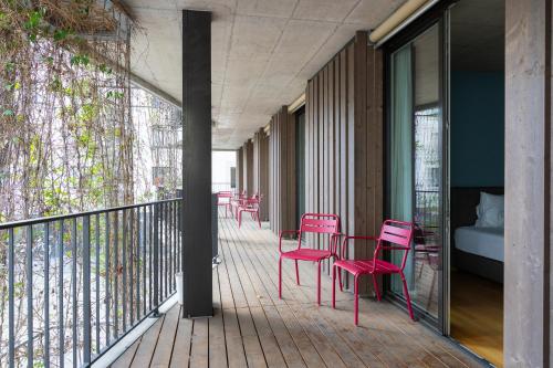 Balcony/terrace, Gastehaus Hunziker in Zürich
