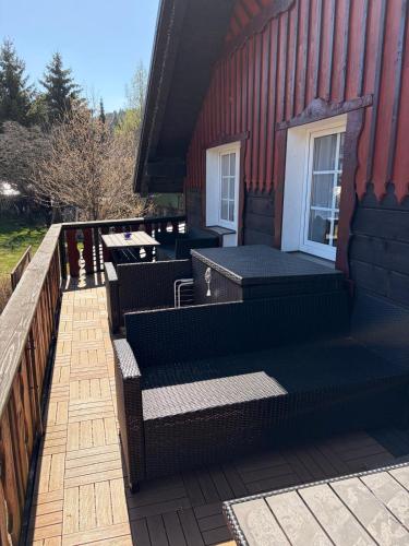 Balkons/terase, Pension Eliška (Pension Eliska) in Haračova
