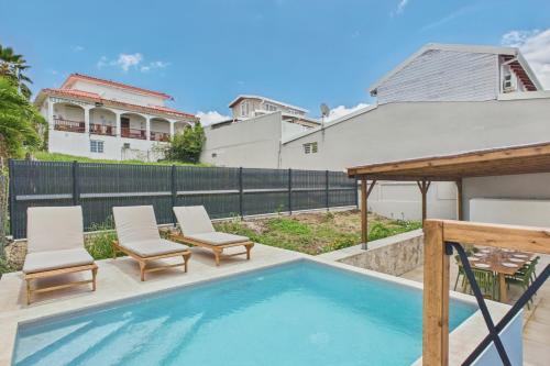 Maison moderne pour 8 à 50m de la plage - MQDI115 gîte à louer Les Trois-Îlets