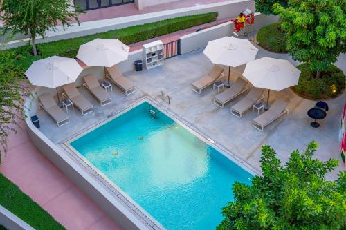 Swimming pool, Nest Hotel Aljada Sharjah  in Sharjah