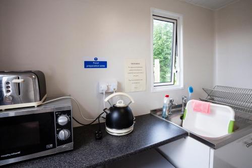 virtuve, Little Seed Field Ripon Glamping in Kirkby Malzeard