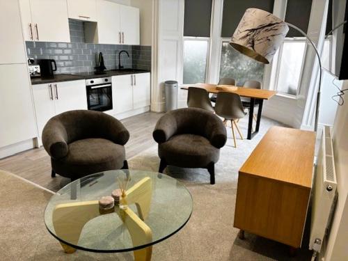 Flat A, 60 Cheltenham Mount, Harrogate, HG1 1DL chambre d'hôte Pannal