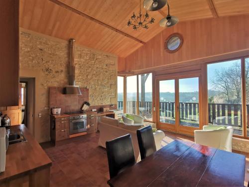 Luxury Self-Catering Homes with Salt Water Pool on Organic Vineyard in France in Saussignac