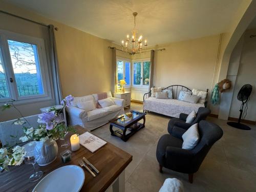 Luxury Self-Catering Homes with Salt Water Pool on Organic Vineyard in France in Saussignac