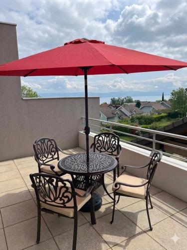 Superbe appartement au calme avec vue sur le Lac.
