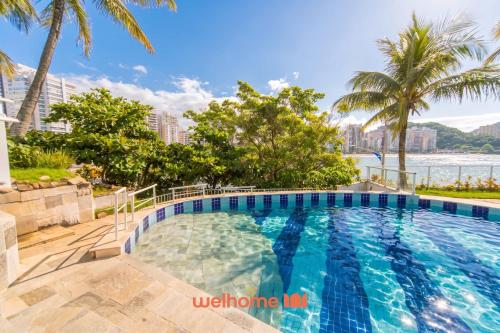 Apto no Guaruja com Piscina e Vista para o Mar – khách sạn tại Asturias