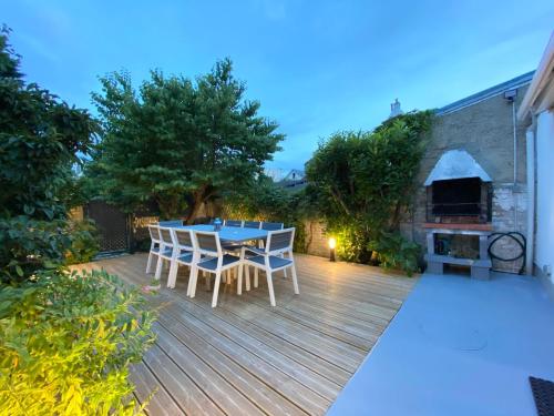 Maison avec grande terrasse arborée, au coeur de Berck-Plage, à 500m de la plage