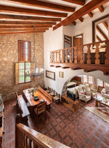 Mas de Paco, Chimenea, barbacoa y piscina in Vall D'Alba