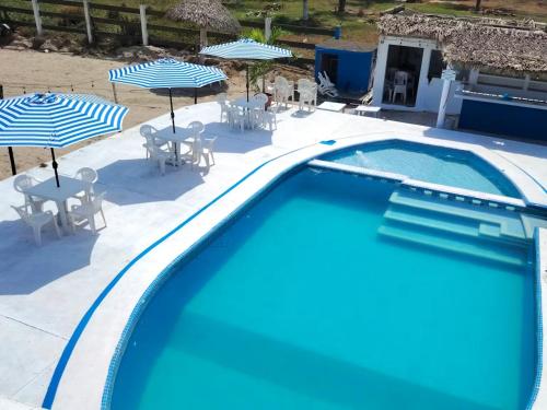 Peldbaseins, Pacha beach club in Tampamachoco