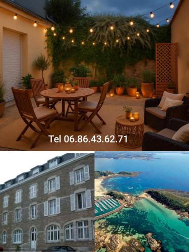TY SAM Bretagne - Bel appartement maison RDC Terrasse T3-T4 proche plages et commerces – khách sạn tại Trebeurden