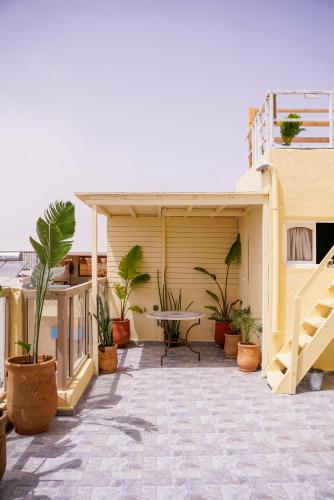 Balkons/terase, Salty Life Surf House in Imsouane