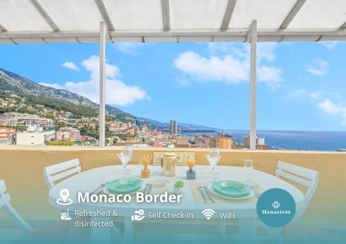 Vue mer et Principauté - Unique avec terrasse - GA