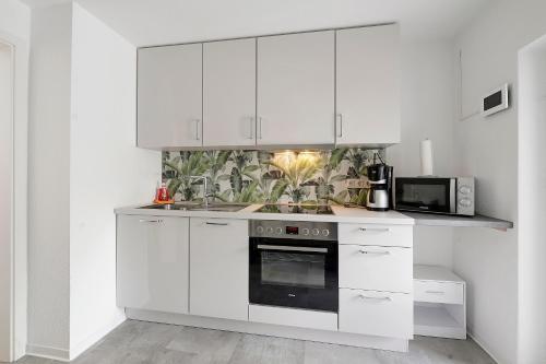 Kitchen, Suße kleine Wohnung in Eggstedt