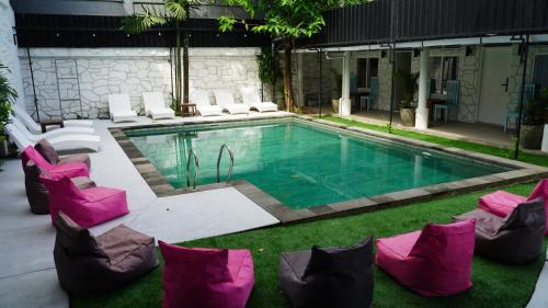 Swimming pool, Lushy Hostel Kuta Legian in Legian