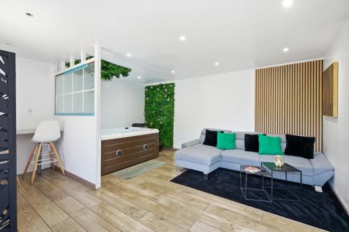 Suite Cinema et SPA - Jaccuzi et Grande terrasse proche aéroport CDG - Location saisonnière - Tremblay-en-France