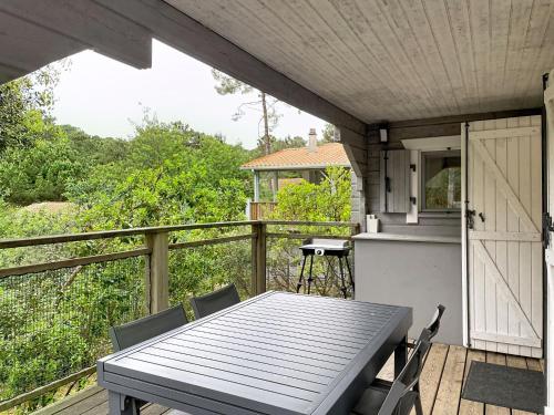 Erkély/terasz, Holiday Home L'Escouarte by Interhome in Carcans