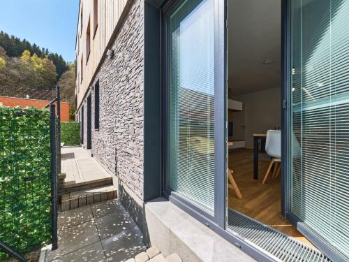陽台/露台, Apartment Chic Mountain Terrace Lounge by Interhome in 史禾博達納德烏普