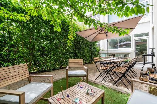 Loft urbain avec jardin privé - hyper centre