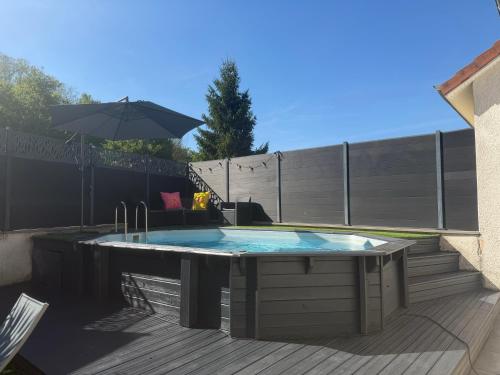 Maison à la campagne avec piscine sans vis-à-vis