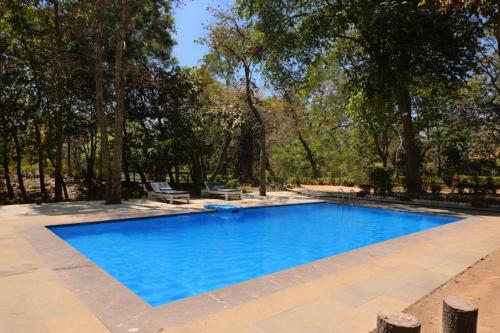 Úszómedence, Tiger Trails Resort in Bandhavgarh