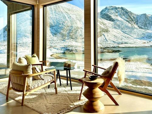A szálláshely kívülről, New Cabin With Ocean Views In Vesterålen (New Cabin With Ocean Views In Vesteralen) in Straumsjoen