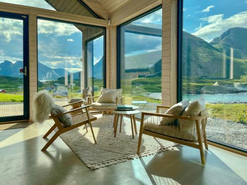 A szálláshely kívülről, New Cabin With Ocean Views In Vesterålen (New Cabin With Ocean Views In Vesteralen) in Straumsjoen