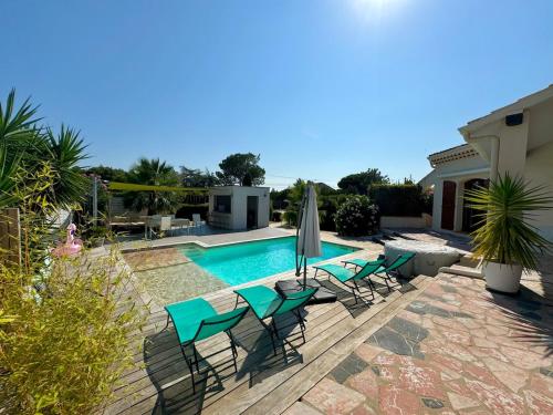 Villa au calme avec piscine dans le sud
